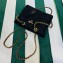 Prada padded nylon chain Shoulder bag 1BG468 Black 2023