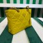 Prada padded nylon chain Shoulder bag 1BG468 Yellow 2023