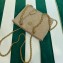 Prada padded nylon chain Shoulder bag 1BG468 Beige 2023