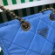 Prada padded nylon chain Shoulder bag 1BG468 Light Blue 2023