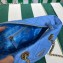 Prada padded nylon chain Shoulder bag 1BG468 Light Blue 2023