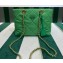 Prada padded nylon chain Shoulder bag 1BG468 Green 2023