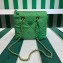 Prada padded nylon chain Shoulder bag 1BG468 Green 2023