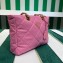 Prada padded nylon chain Shoulder bag 1BG468 Pink 2023