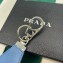 Prada Saffiano leather keychain 2PP041 Blue 2023