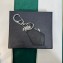 Prada Saffiano leather keychain 2PP041 Black 2023