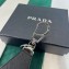 Prada Saffiano leather keychain 2PP041 Black 2023
