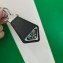 Prada Saffiano leather keychain 2PP041 Black 2023