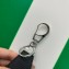 Prada Saffiano leather keychain 2PP041 Black 2023