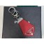 Prada Saffiano leather keychain 2PP041 Red 2023