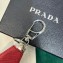 Prada Saffiano leather keychain 2PP041 Red 2023