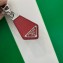 Prada Saffiano leather keychain 2PP041 Red 2023