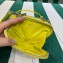 Prada Leather Triangle mini-pouch bag 1NR015 Yellow 2023