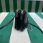 Prada Leather Triangle mini-pouch bag 1NR015 Black 2023