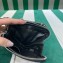 Prada Leather Triangle mini-pouch bag 1NR015 Black 2023