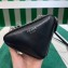 Prada Leather Triangle mini-pouch bag 1NR015 Black 2023