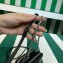 Prada Leather Triangle mini-pouch bag 1NR015 Black 2023