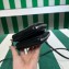 Prada Leather Triangle mini-pouch bag 1NR015 Black 2023