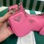 Prada Re-Edition 2005 Padded nappa-leather shoulder bag 1BH204 Pink 2023