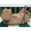 Prada Re-Edition 2005 Padded nappa-leather shoulder bag 1BH204 Beige 2023