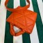 Prada Quilted nappa leather tote bag 1BG434 Orange 2023
