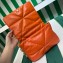 Prada Quilted nappa leather shoulder bag 1BD315 Orange 2023
