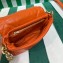 Prada Quilted nappa leather shoulder bag 1BD315 Orange 2023