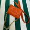 Prada Quilted nappa leather shoulder bag 1BD315 Orange 2023
