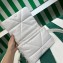 Prada Quilted nappa leather shoulder bag 1BD315 White 2023