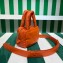 Prada Leather Handbag 1BB083 Orange 2023