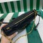 Prada Triangle Spectrum leather shoulder bag 1BC190 Black 2023