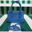 Prada Galleria Leather Mini Bag 1BA906 Blue 2023