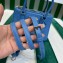 Prada Galleria Leather Mini Bag 1BA906 Blue 2023
