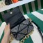 Prada Satin mini bag with crystals 1BD329 Black 2023