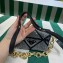 Prada Satin mini bag with crystals 1BD329 Black 2023