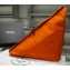 Prada Large Canvas Triangle bag 2VY007 Orange 2023
