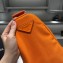 Prada Large Canvas Triangle bag 2VY007 Orange 2023