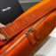 Prada Large Canvas Triangle bag 2VY007 Orange 2023
