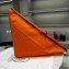 Prada Large Canvas Triangle bag 2VY007 Orange 2023