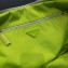 Prada Large Canvas Triangle bag 2VY007 Green 2023