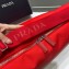 Prada Large Canvas Triangle bag 2VY007 Red 2023