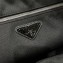 Prada Large Canvas Triangle bag 2VY007 Black 2023