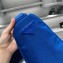 Prada Large Canvas Triangle bag 2VY007 Blue 2023