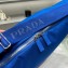 Prada Large Canvas Triangle bag 2VY007 Blue 2023