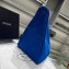 Prada Large Canvas Triangle bag 2VY007 Blue 2023