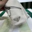 Prada Leather bag with shoulder strap 2VH165 White 2023