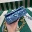 Prada Satin mini bag with crystals 1BD329 Blue 2023