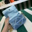 Prada Satin mini bag with crystals 1BD329 Blue 2023