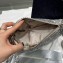Prada Triangle Satin bag with crystals 1NE190 Gray 2023