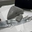 Prada Triangle Satin bag with crystals 1NE190 Gray 2023